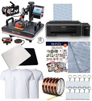 MY PRINT | Complete Setup Sublimation Printing | Heat Press Combo 5 in 1 | Printer L130